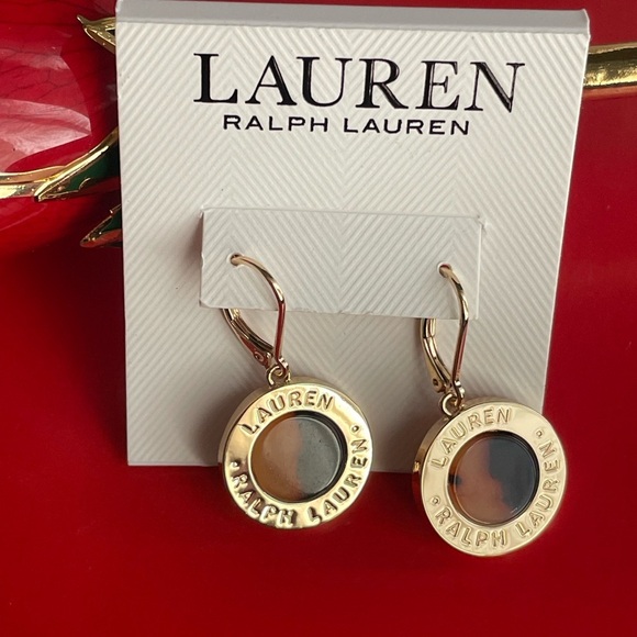 Lauren Ralph Lauren Gold Circle Earrings - Picture 9 of 10